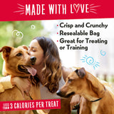 Charlee Bear Original Crunch Dog Treats Variety Pack, 16 oz (4-Pack) - Liver, Egg & Cheese, Chicken Soup & Garden Veggie, Turkey Liver & Cranberries Made in The USA Natural Training Treats for Dogs