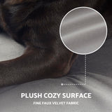 PUPPY PAW Orthopedic Memory Foam Dog Bed for Extra Large Dogs, Waterproof Lining and Non-Slip Bottom, Removable and Machine Washable Cover (41" x 29", Up to 100LBs)