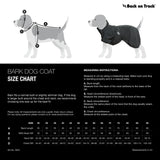 Back on Track Bark Therapeutic High Tail Set Dog Coat with Reflective Details for Safety - Ultimate Comfort & Protection for Active Dogs, Grey, 45cm (18") - S3