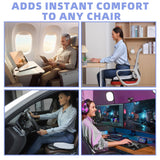 Seat Cushions for Office Chairs Wheelchair Cushion for Long Sitting Back Pain，Coccyx Cushion for Tailbone Pain Relief Cushion Office Chair Butt Pillow，Memory Foam Seat Car Computer Desk Chair Cushion