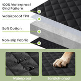 Smatto Dog Car Seat Cover, 2 Pack Waterproof Pet Front Seat Car Cover, Full Protection Dog Seat Protector with Side Flaps, Universal Size for Cars, Trucks, SUVs