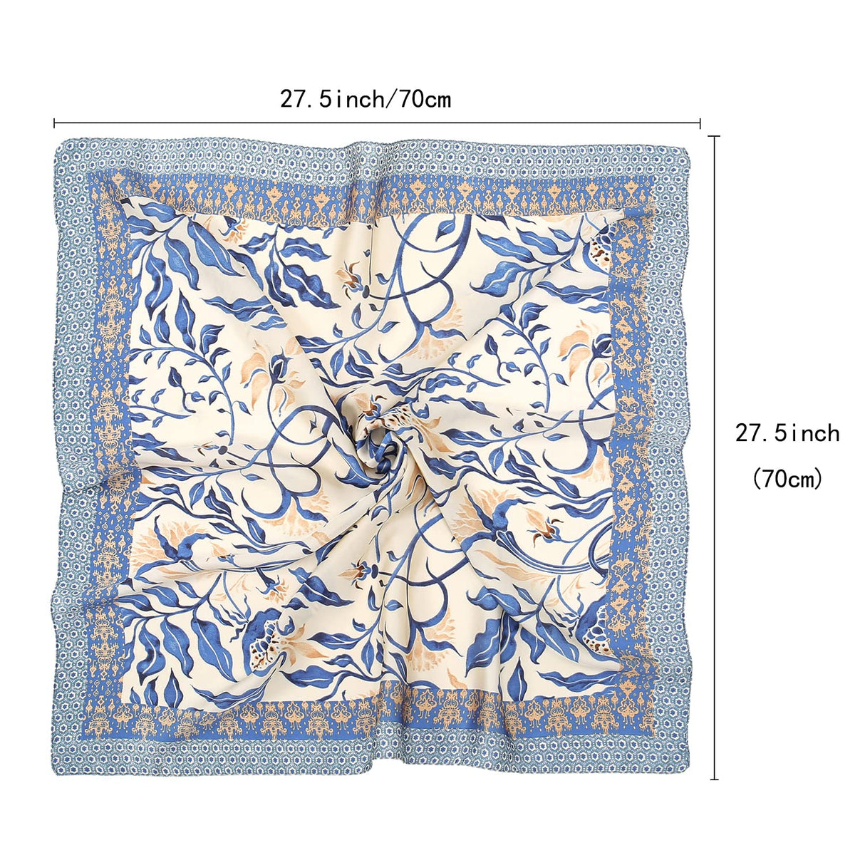 RIIQIICHY Womens Head Hair Scarf Like Satin Silk Scarf Sleeping Hair Wrapping Night 27.5"