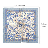 RIIQIICHY Womens Head Hair Scarf Like Satin Silk Scarf Sleeping Hair Wrapping Night 27.5"