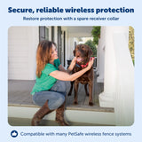 PetSafe Wireless Pet Containment System Receiver Collar - Battery-Operated & Waterproof - Adjustable Receiver Collar with 5 Correction Levels - for Dogs 5lb+