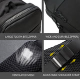 higouta Mini Sling Bag for Men Women, Small Crossbody Waterproof Practical Shoulder Chest Bag for Travel Work Sport