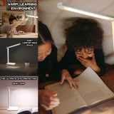 R RUCKERCO Led Desk Lamp Dimmable Desk Light Reading Lamp 3 Lighting Modes, Eye Protection Accessories, Study Desk Lamp Equipped USB Charger Suitable for Home Office is for Gift Giving