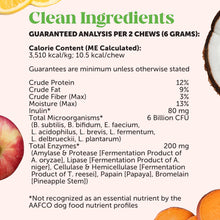 Load image into Gallery viewer, Pet Honesty Probiotics for Dogs - Digestive Enzymes Promotes Gut Health, Dog Probiotics for Bowel Support, Fiber for Regularity, Prebiotics for Immune Health &amp; Gut Flora (Pumpkin, 180 ct)
