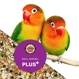Small Hookbill Plus 5 Lbs, Bird Food for Small Hookbill, Premium Bird Seeds, Supports Growth Energy and Digestive Health, Nutrient-Rich Parrot Birdseeds with Vitamins & Minerals, Healthy Balanced Diet