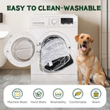 ZENGAOOU Washable Dog Bed for Crate, Ultra Soft Plush Dog Crate Pad for Medium to Large Dogs, Non Slip Cushion for Metal Crates, Indoor or Travel, 36 x 23 Inch, Gray