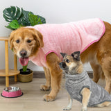 KAYCOWZA Dog Jacket for Cold Weather, 2 Pack Cozy Winter Warm Turtleneck Pet Coat Clothes for Large Medium Small Dogs, Fleece Adjustable Pullover Dog Vest Sweater (M-XXL)