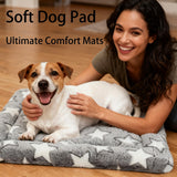 Dog Bed Mat - Reversible Dog Crate Bed Mats, Soft & Breathable Kennel Pad, Durable Crate Bed for Small Medium Large Dogs & Cats