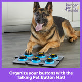 Hunger for Words Talking Pet Button Mat - 1 Piece Single, Pet Supplies, Dog Training and Obedience Games