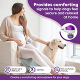 TopSum Calming Diffuser for Dog: 3 Pack Dog Pheromones Calming Diffuser Plug for Stress, Barking, Chewing, Pee Accidents & Separation Behaviors (3 Diffusers + 3 Refills)