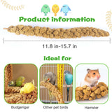 Millet for Birds 1.2LB, Natural Sun-Dried Spray Seed No Stems Only Edible Tops for Parakeet, Budgies, Finches, Cockatiels, Parrots, Lovebird, Hamster and Other Pets Treat