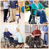 MUXHEL 4 Pcs 6 Inch Walker Wheels Replacement, Solid Wheelchair Front Wheels, Anti-Slip Rollator Replacement Wheels for Wheelchairs, Rollators, Walkers