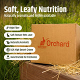 High Desert Orchard Grass Hay, Natural Orchard Hay for Rabbits Guinea Pigs Hamsters and Chinchillas, Soft Leaf Texture for Grazing and Foraging, Small Pet Supplies, Fresh Hand Packed Hay Box, 4 Lb