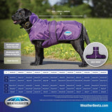 WeatherBeeta ComFiTec Windbreaker 420D Deluxe Dog Coat, Yellow/Black, 22"