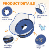 Supet Raised Inflatable Dog Cone Alternative Collars for After Surgery, Dog Donut Collar After Surgery, Soft Pet Cone for Small Medium Large Dogs to Stop Licking