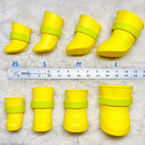 Ultra Soft Waterproof & Dirt-Resistant Yellow Dog Boots by Quality Life Hack (Plus One Free) - Size Extra Small