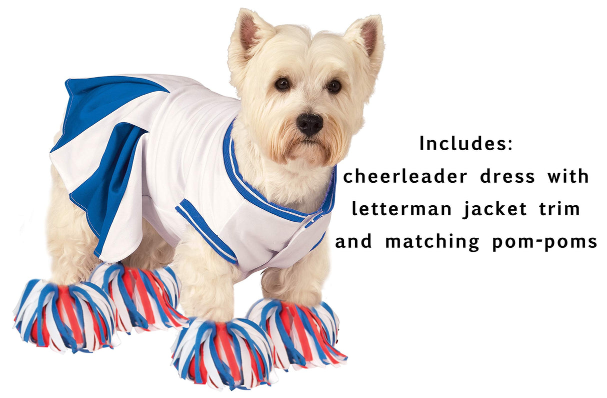 Rubies Cheerleader Pet Costume for Dogs or Cats, Small