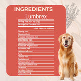 Lumbrex Joint Pain and Stiffness Relief for Dogs by Gold Standard Herbs, All Natural Angelica Root and Loranthus, 85 gram powder, White
