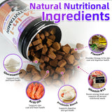 Carmelie Dog Vitamins, 24 in 1 Dog Vitamins and Supplements 200 Chews with Glucosamine Probiotics Omega-3 Dog Multivitamins Chewable for Hip & Joint, Skin & Coat, Immune Health, Digestive (Chicken)