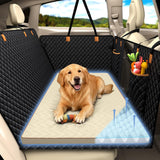 Lekereise Soft Dog Car Mat for Hard Bottom Seat Extender 55.1 x 26.8 inch- Waterproof Washable Dog Car Mat, Orthopedic Egg-Crate Foam Pet Bed, Fits Most Hard Bottom Dog Car Beds/SUVs/Trucks-Beige