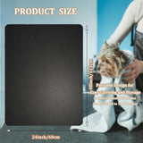 Xinhw 24 X 48inch Non-Slip Rubber Dog Grooming Mat, Portable Soft Pet Grooming Table Mat, Waterproof Easy Clean
