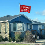 Trump 2024 Flag 3x5 Outdoor Double Sided - 3 Ply Red Take America Back 2024 Donald Trump Flags for Outside Indoor Outdoor Patriotic Decorations - Heavy Duty President Trump Flag with 2 Brass Grommets