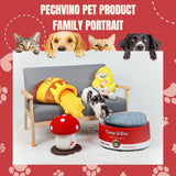 PECHVINO Can-Shaped Cat Bed with Privacy Cover - Comfortable Cushion for Cats & Small Dogs
