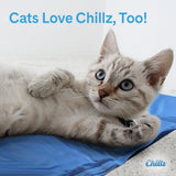 The Green Pet Shop Chillz Gel Mat, Extra Large - Pressure-Activated Cooling Pad for Pets Over 50 lbs - Non-Toxic, No Water or Refrigeration Needed - Ideal for Home, Travel & Crates