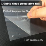 10 Pcs Pet Cage Liner 15.7'' x 6'', Cage Urine Guard Side Lining Clear Sheet with 50 Pcs Stainless Steel Zip Ties, Anti-Urine Side Lining Sheet for Rabbit Guinea Pig Hamster Ferret Chinchilla