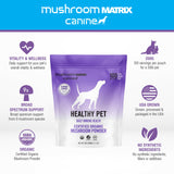 Om Mushroom Matrix Healthy Pet Mushroom Supplement, Supports Daily Functional Immune Support for Dogs & Cats, 200 Grams, 7.1 oz