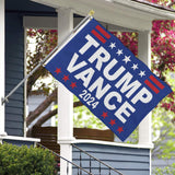 Trump Vance 2024 Flag Tapestry Donald Trump 2024 President Vance Flag Double Stitched and 2 Brass Grommets Banner for Outdoor Indoor yard Room Decor Hanging Decor 3x5 FT