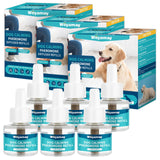 Woyamay Dog Calming Diffuser Refills - 6 Pack Dog Pheromones Calming Diffuser for Dog Anxiety Relief, Dog Pheromone Diffuser, 180 Days Pheromone Diffuser to Calm Dogs, Fits All Common Diffuser Heads