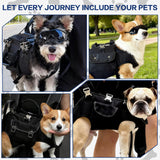 TIMIEEYA Dog Backpack Carrier for Dogs - Dog Carrier Backpack, Adjustable Padded Breathable Straps for Dogs, Disabled, Joint Injuries, Arthritis (18–30 lbs)