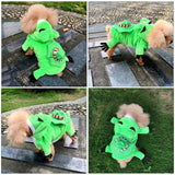 apott Frog Costume with Hat for Dog Funny Puppy Apparel Halloween Pet Clothes Outfit for Small Medium Large Dogs Cats(Green, XL)