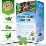 Small Pet Select Chicken Layer Feed Pellets, Food for Chickens and Laying Hens, Poultry and Waterfowl, High Protein and Omega 3, Corn and Soy Free, Non-GMO, 20 lb