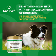 Load image into Gallery viewer, NaturVet – Digestive Enzymes - Plus Probiotics &amp; Prebiotics – Helps Support Diet Change &amp; A Healthy Digestive Tract – for Dogs &amp; Cats (Soft Chews, 120 Count)

