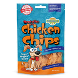 Chip's Naturals Doggie Chicken Chips Large 15 oz All Natural High Protein Low Calorie Healthy Dog Treats, Grain Free Gluten Free USDA Inspected & Approved Chicken Treat for Dogs, Pet Supplies