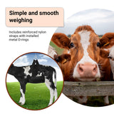 Goat Sling for Weighing 30"x25", Up to 400 LB Assist Weight Scale for Baby Calf, Lamb, Alpaca, Pig, Dog (Large)