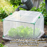 2 Pack 6.5x10ft Garden Netting - Ultra Fine Mesh Plant Covers to Keep Small Animals Pest Out, Bird Barrier Screen for Protecting Vegetables Fruits Flowers Raised Beds (Without Support Pole)
