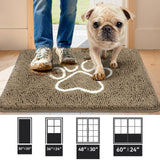 Bcoimo Super Absorbent Dog Door Mat, 36"*24" Anti Slip Mat for Muddy Paws, Pet Rugs for Dirty Paws Washable That Absorbs Moisture and Dirt, for Dog Cage and Pet Resting Carpet