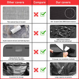 ALEIFLE 2PCS Car Door Protector for Dogs,Waterproof, Anti-Scratch, with Mesh Pockets for Snacks & Toys，Vehicle Door Protectors for Cars, Trucks, SUVs
