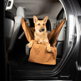 Carhartt Universal Fitted Nylon Duck Pet Hammock, Dog Back Seat Cover, Black