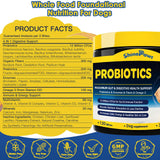 Probiotics for Dogs - Dog Probiotics for Digestive Health, Prebiotics, Enzymes, Fiber, and Omega-3 with Vitamins to Promote Intestinal Health, Support Immunity, Allergies & Itchy Skin, 120 Bites