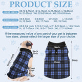 Weewooday 4 Pieces Winter Fabric Dog Sweaters with Leash Ring Soft Fleece Vest Pullover Pet Jacket Warm Dog Clothes Coats for Pet Puppy Cats Chihuahua(XXXL(Neck:17.7-18.9” Chest:25.6-26.8”))