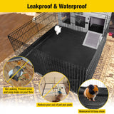 Aivituvin Pet Playpen Guinea Pig Cage Small Animal Rabbit Exercise Pen with Waterproof Floor Liner - Extension Playpen ONLY