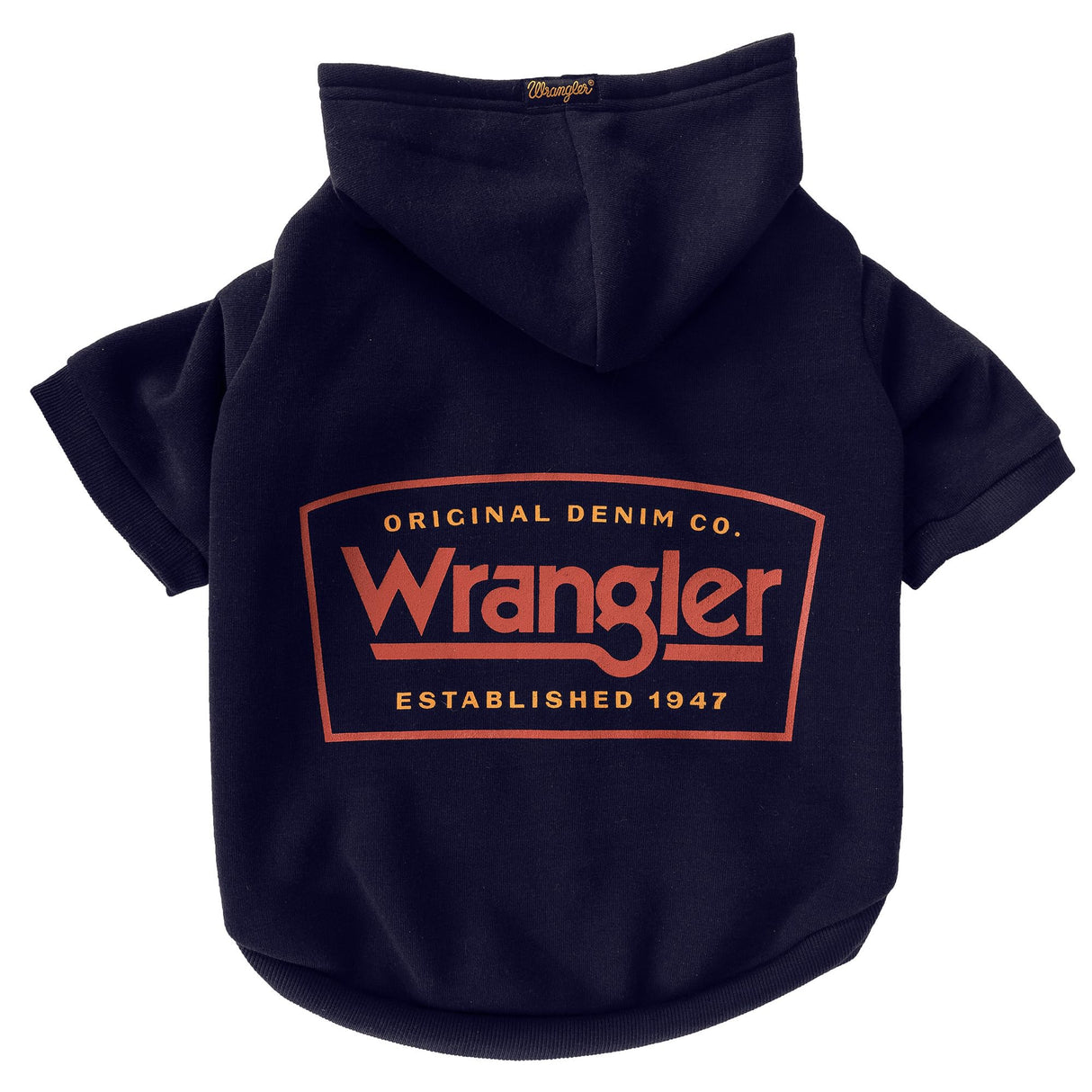 Wrangler Est. Logo Black Dog Hoodie Black M