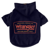 Wrangler Est. Logo Black Dog Hoodie Black M